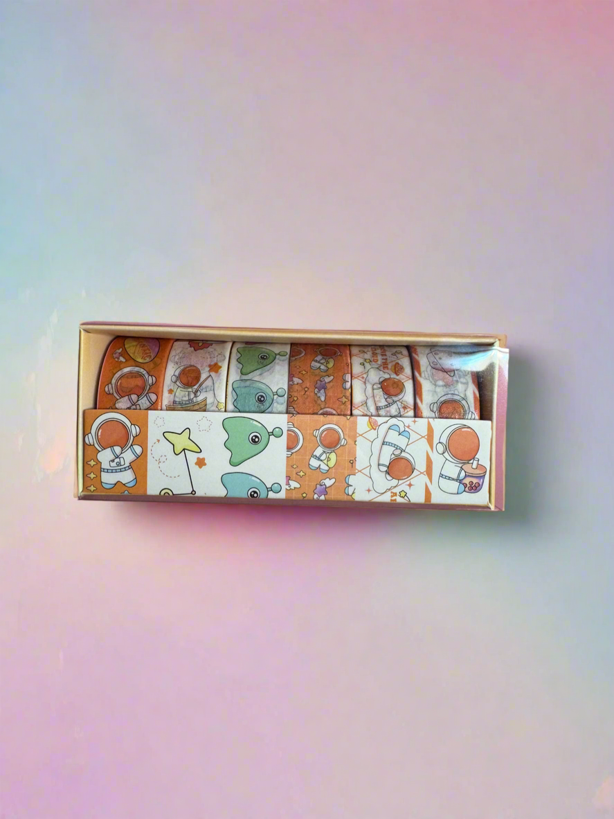 Space Washi Tap 6pc