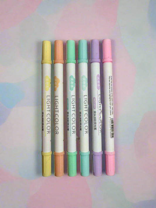 Pastel Coloured Highlighters